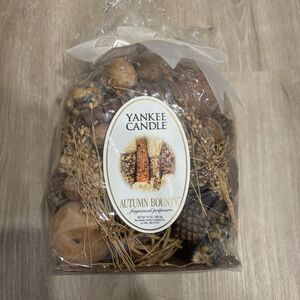 POTPOURRI YANKEE CANDLE AUTUMN BOUNTY 10oz Bag Scented Fragranced Fall RARE New